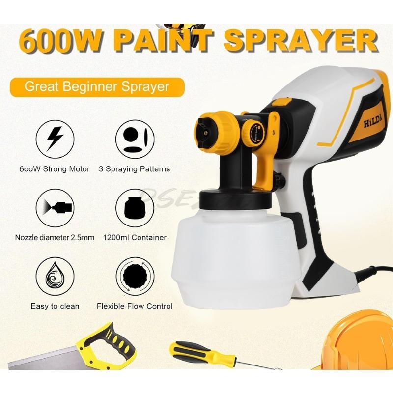 High-power Latex Spray Gun High Atomization Hand-held Sprayer Large Caliber High-pressure Disinfection Spray