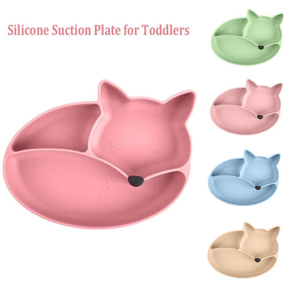 Food Grade Baby Bowls Silicone Baby Plates Premium Grip Dish for Toddler