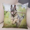 Sofa Home Pillowcase German Shepherd  Decoration Pet Animal Cushion