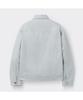 Customellow Gray Cotton Trucker Jacket C9Jam26121Gyl