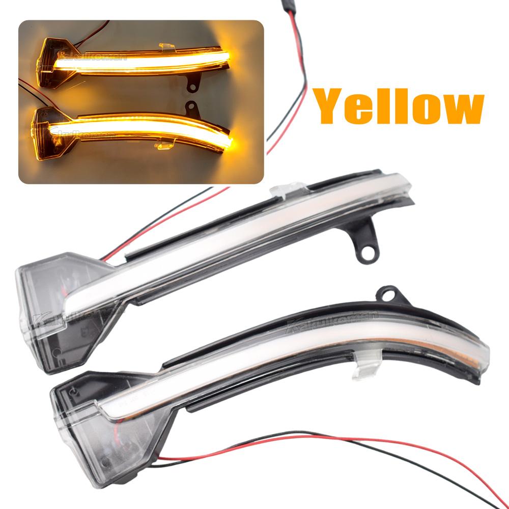 2 pieces Dynamic led Smoked Side Mirror Sequential Blink Turn Signal Lights For BMW 5 6 7 Series F10 F11 F07 F06 F12 F13 F01 F02