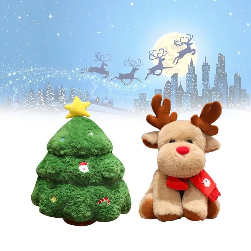 Радостная Рождественская Серия Плюшевая Подушка с Очаровательным Дизайном Санты для Праздничного Декора