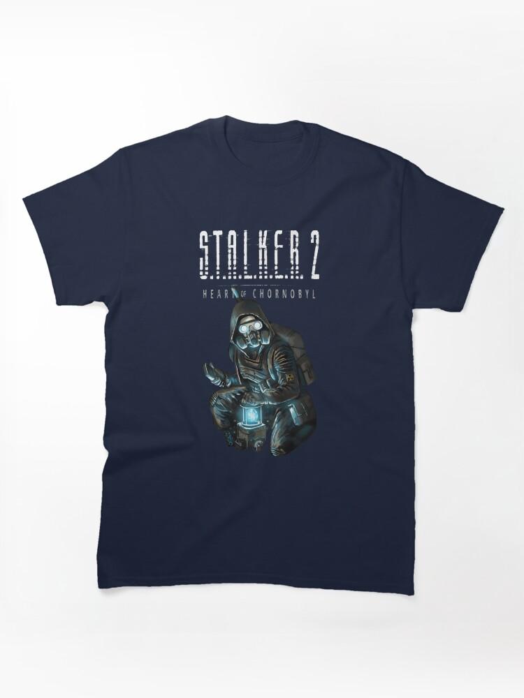 S.T.A.L.K.E.R. S.T.A.L.K.E.R. 2 Heart Of Chornobyl Loner S.T.A.L.K.E.R. With Artifact Container Classic T-Shirt