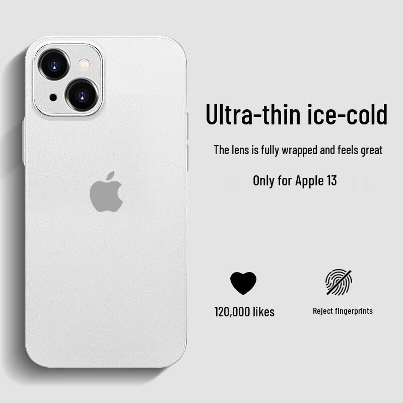 Ультратонкий матовый чехол для iPhone Nai Xiaoya с полной защитой объектива