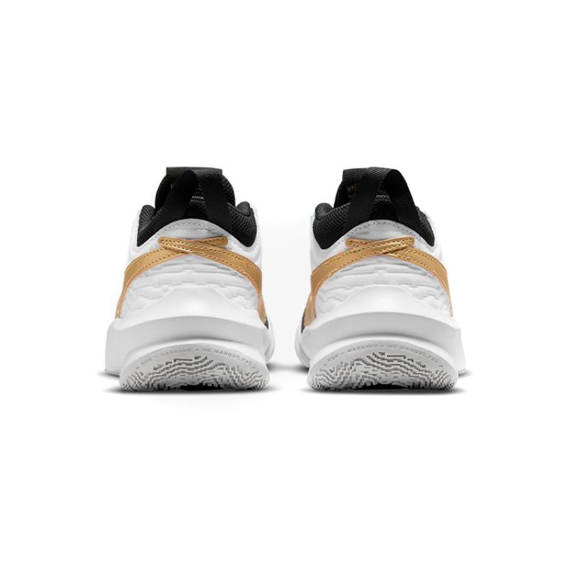 Nike Кроссовки Team Hustle D 10 Black Metallic Gold GS CW6735-002
