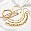 Bracelets for Women Non Tarnish, Stack Stainless Steel Bangles, Tie Knot Cuffs, Cuban Rope Paperclip Beaded Fashion Bracelet