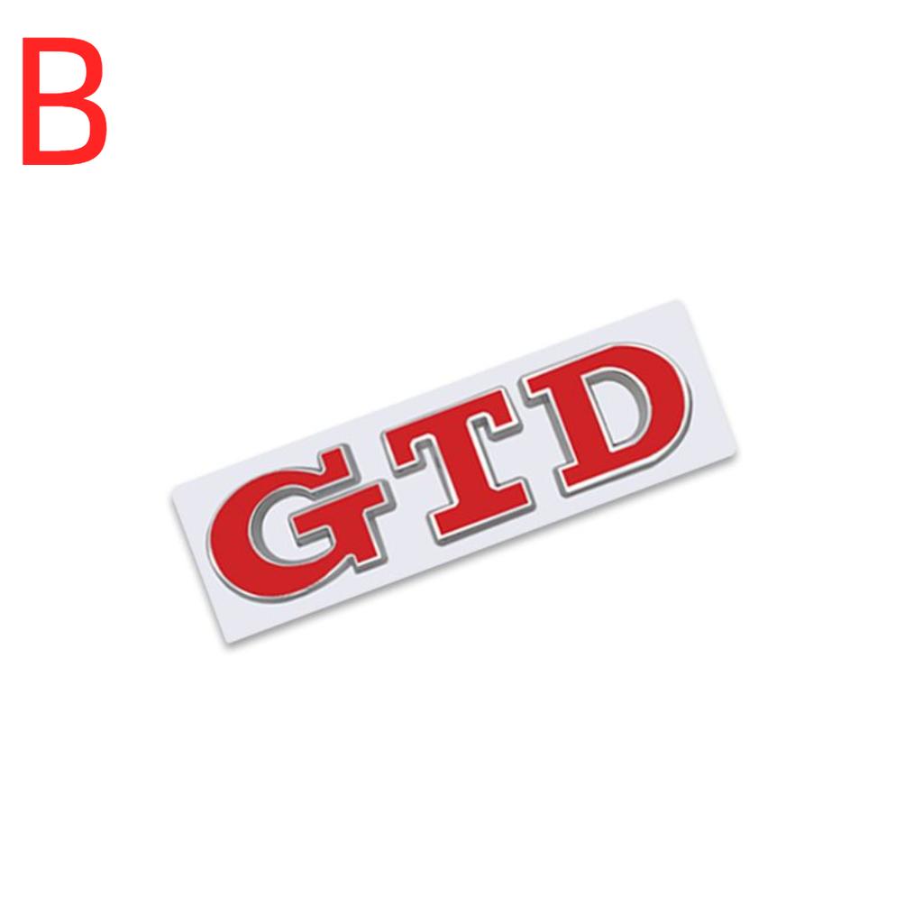 3D металлический логотип GTD на заднюю часть багажника, эмблема на багажник, наклейки для V/W Polo Golf 5 6 7 CC Passat Jetta MK4 MK5 MK6, наклейки для стайлинга автомобиля