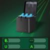 Бокс для зарядки аккумуляторов камеры Множественная защита Огнестойкий TYPE C 3-стороннее зарядное устройство для