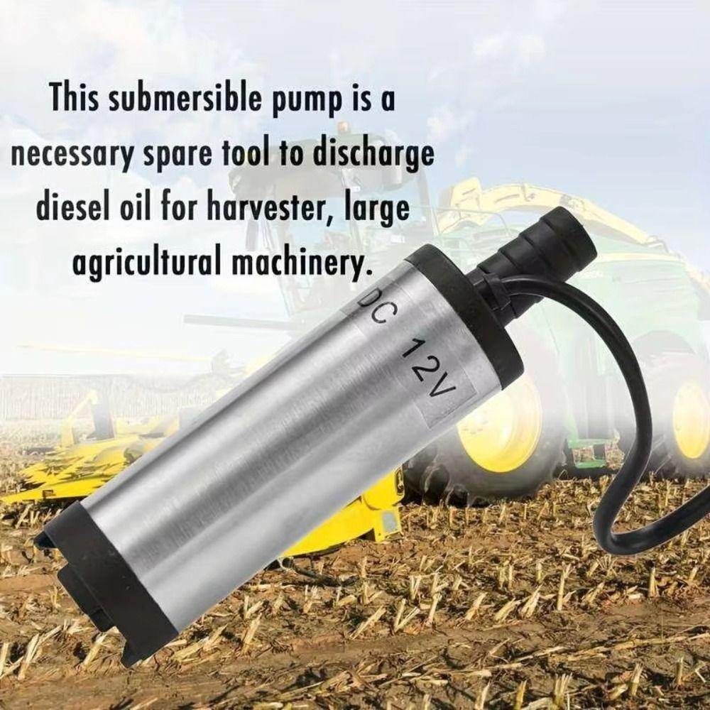 38mm Port Submersible Pump 12V/24V DC Water Oil Transfer Pump Refueling Pump Diesel Transfer