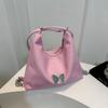 Chic Seam Stitching Tote Bag For Women 2024 Spring New Fashion Commuter Shoulder Bag