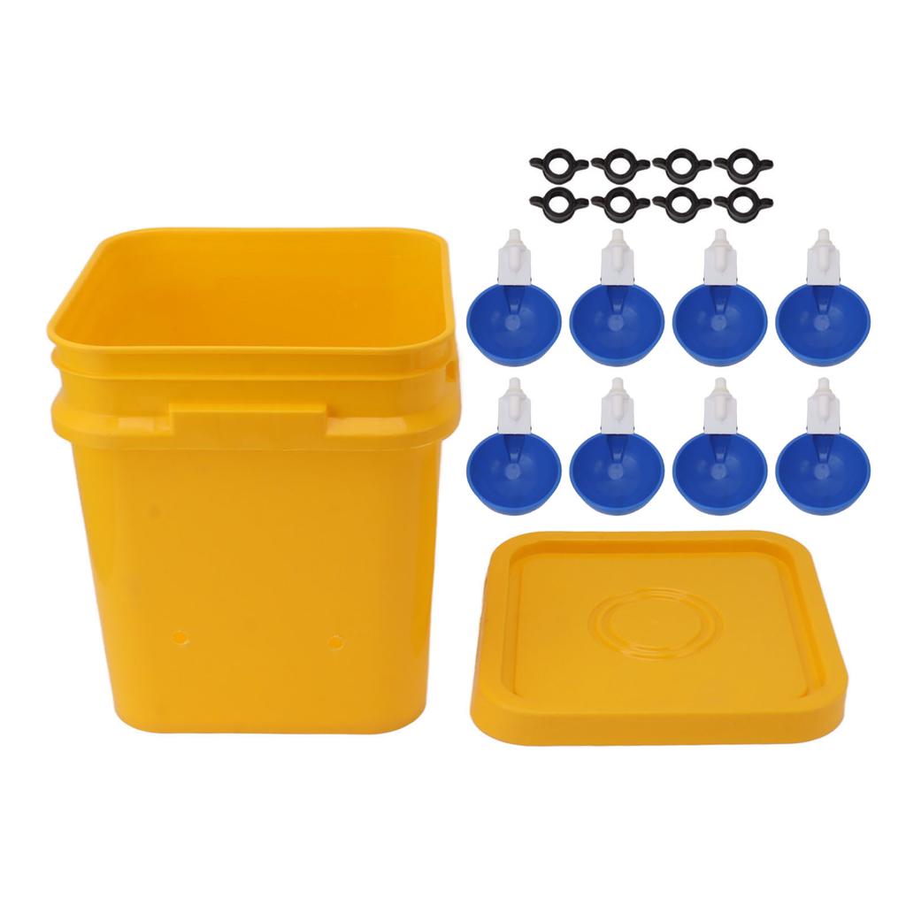 Автоматическая поилка для кур с ручным бочонком на 12 л, оборудование для поения домашней птицы, гусей и уток