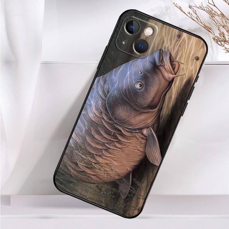 КАРП РЫБА РЫБАЛКА Ударопрочный Чехол Для iPhone 17 Pro Max 11 14 15 16 Plus 12 13 Mini 16e 17 Air Чехол для Телефона