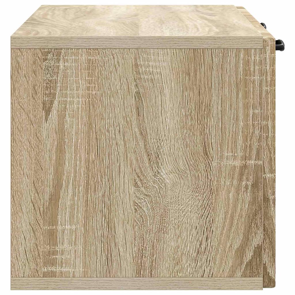Wall Mounted TV Cabinet in Sonoma Oak 78.5 x 31 x 30 cm