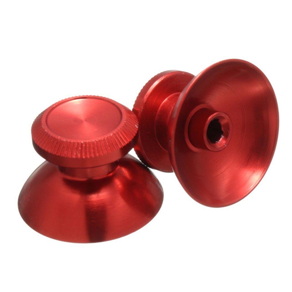 2 шт. Цветные металлические сменные алюминиевые накладки на аналоговые стики контроллера