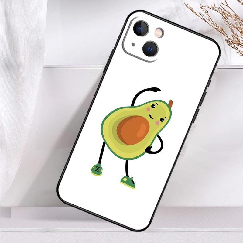 Авокадо Йога Забавный Рисунок Ударопрочный Чехол Для iPhone 17 Pro Max 11 14 15 16 Plus 12 13 Mini 16e 17 Air Чехол Для Телефона