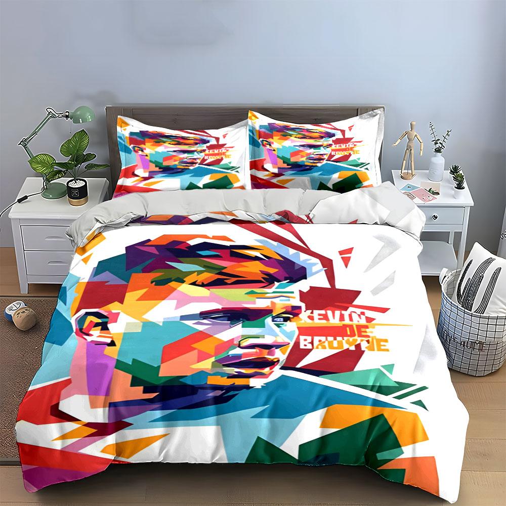 Abstract multicolored portrait design. Bedding sets Duvet cover sets Duvet covers Pillowcases(1* Duvet Cover 2* Pillowcases without duvet insert)