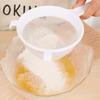 Kitchen Nut Milk Filter Plastic Fine Mesh Spoon Strainer Flour Sieve with Handle Soy Milk Coffee Filter Colanders Kitchen Tools
