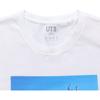 Uniqlo × Синкай Фильм Ут Сотрудничество Девочка-невидимка Облако Синее Футболка с коротким рукавом Унисекс Футболка Белый 422545
