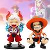 Очаровательная коллекция мини-фигурок One Piece с изображением смеющегося Эйса и Ямато для энтузиастов