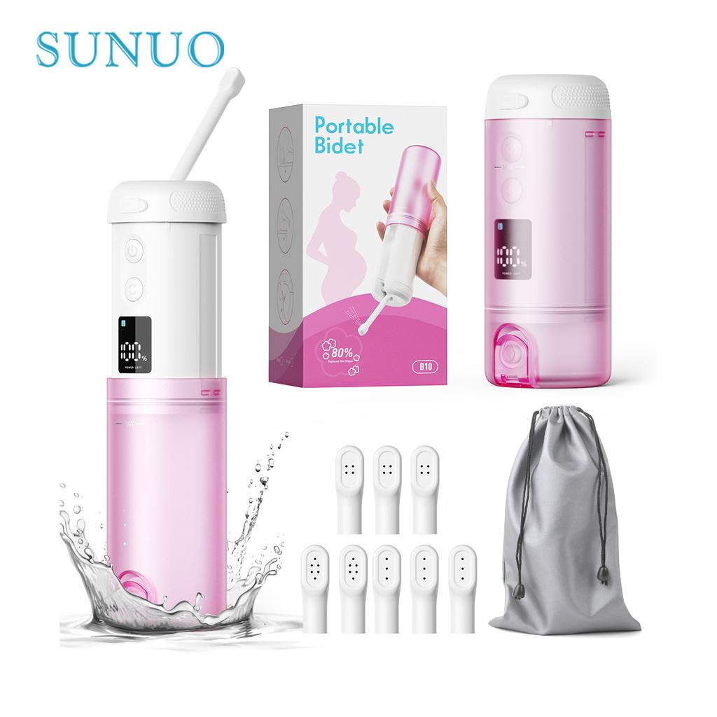 Clearance Price B10 Portable Electric Travel Bidet Personal Cleaning 250ml Waterproof 5 Modes Skin Irritation Bidet Sprayer