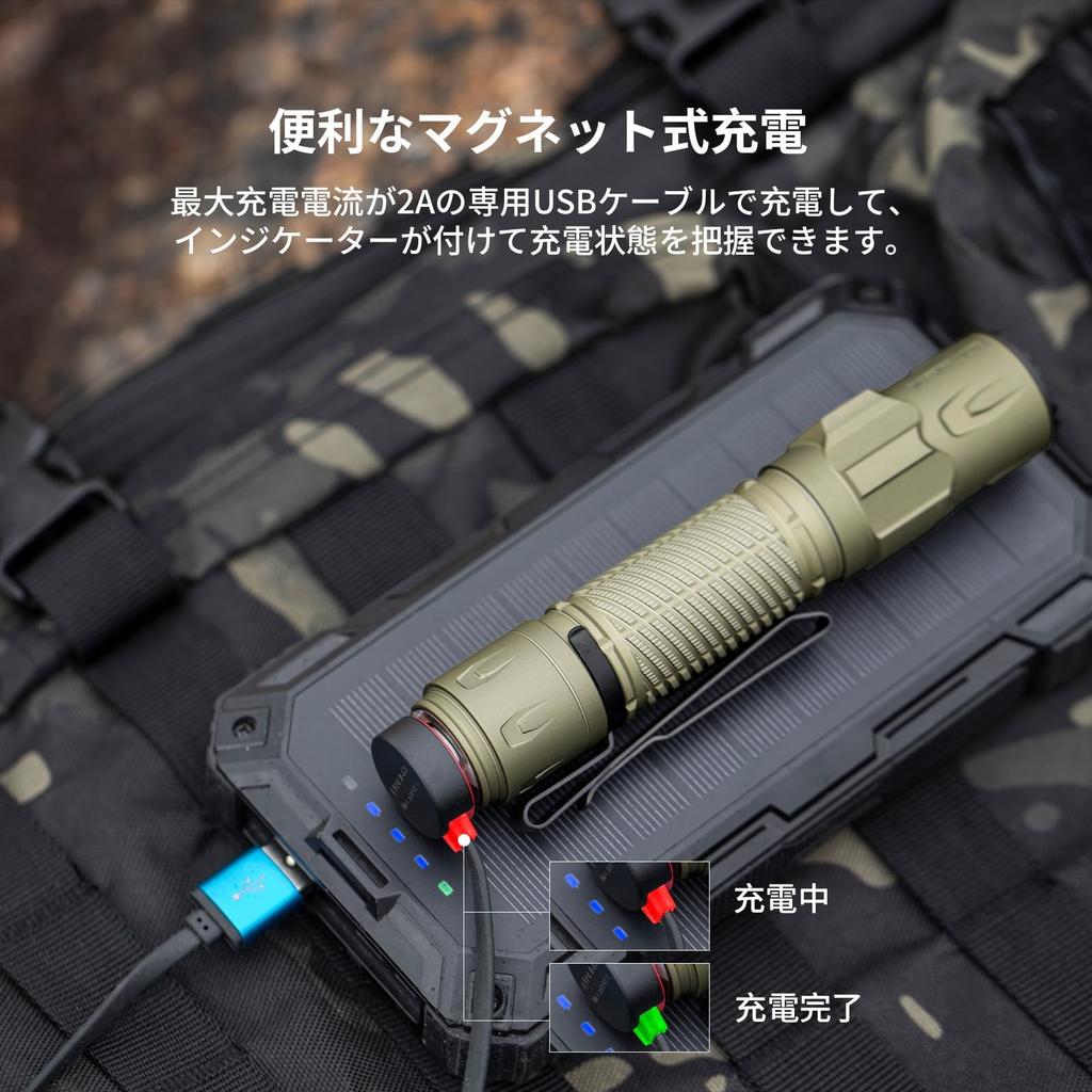 OLIGHT Мощный тактический фонарь Warrior Ultra для улицы, 2500 люмен, IPX8, ручной, аварийный, с сертификацией PSE, свет, люмены, перезаряжаемый,