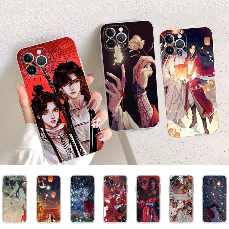 Мягкий силиконовый чехол для телефона Heaven Official's Blessing для iphone 14 13 12 11 Pro Mini XS MAX 8 7 6 Plus X XS XR