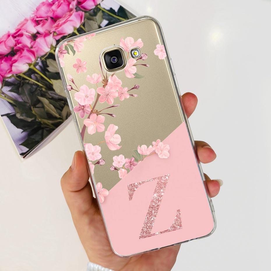 Чехол для телефона Samsung Galaxy A5 2016 / A5 2017 / A5 2015 Милый с буквами Мягкий силиконовый ТПУ чехол для Samsung A5 A 5 2016 2017