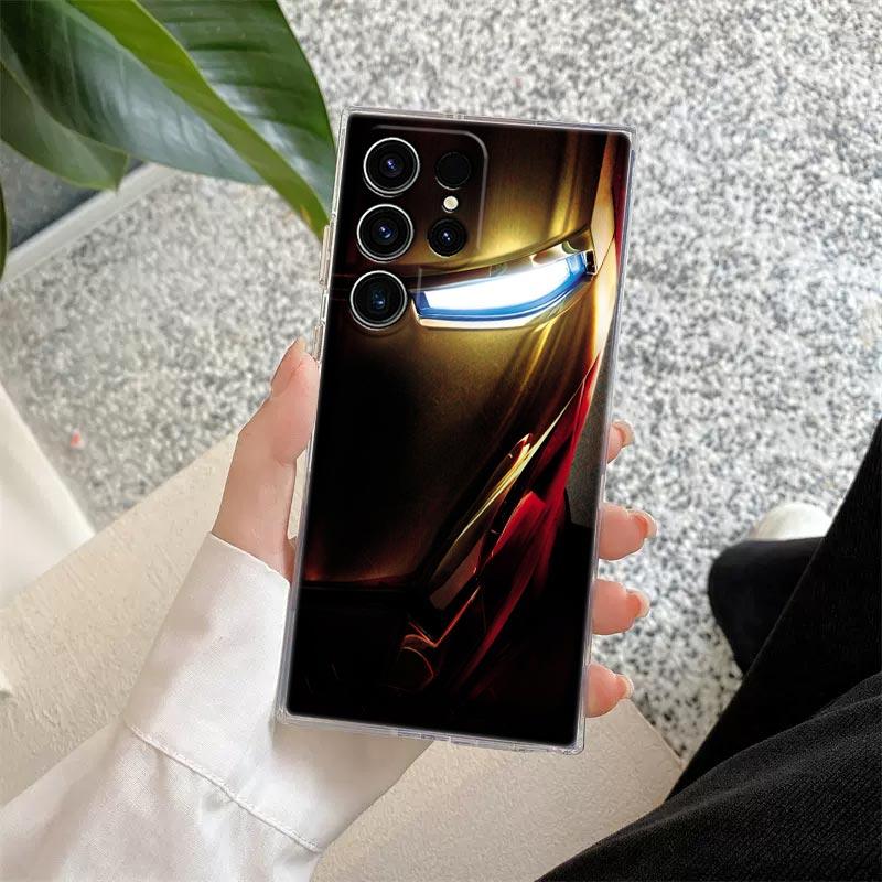 Прозрачный чехол Mavel The Avengers для Samsung Galaxy S26 S25 Ultra S24 S22 S26 Plus S20 S23 S21 S25 FE 5G Прозрачная силиконовая крышка
