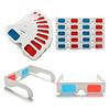 10/50/100 Pairs 3D Glasses Anaglyph Images Foldable Design Red/Blue Filters Paper Glasses Fashion Accessories