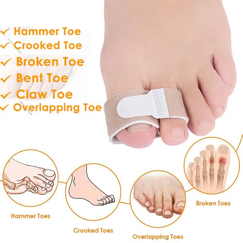 1/3/5/10 шт. выпрямитель молоткообразного пальца ноги шины для исправления молоткообразного пальца ноги искривления и перекрытия пальцев ног протектор