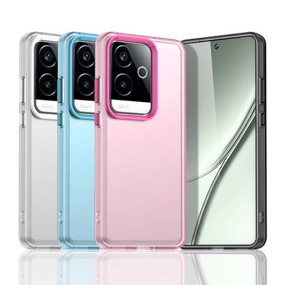 Матовый чехол для Realme GT6 Китайский чехол Realme GT6 Fundas Coque Матовый полупрозрачный ПК TPU край Задний бампер для телефона Realme GT6
