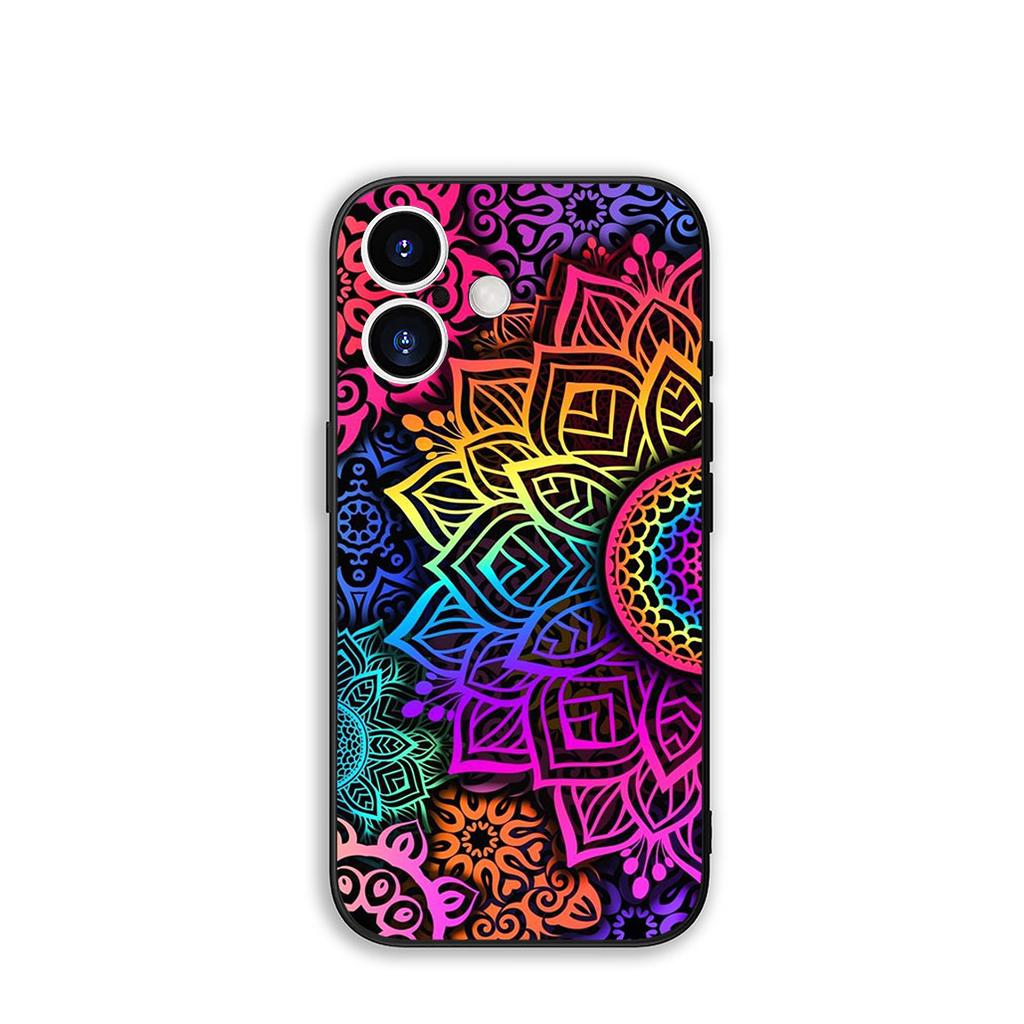 for Samsung Galaxy A55 A54 A25 A36 A17 A26 A35 A33 A34 A14 A37 S9 S20 S21 FE S10 Plus Case Floral Paisley Texture Mandala Flower