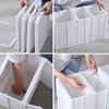2/3/6 Layers Shoe Storage Box Foldable Sneaker Display Stand Plastic Drawer Transparent Shoe Cabinet Shoe Rack Shoe Organizer