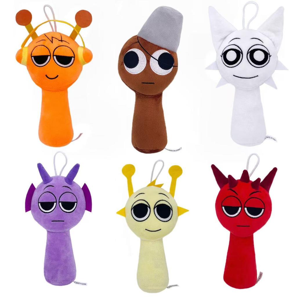 Мягкие игрушки Sprunki Мягкая кукла Sprunki Игровая мультяшная подушка Sprunki Детские подарки на день рождения Чучела Рождественский подарок