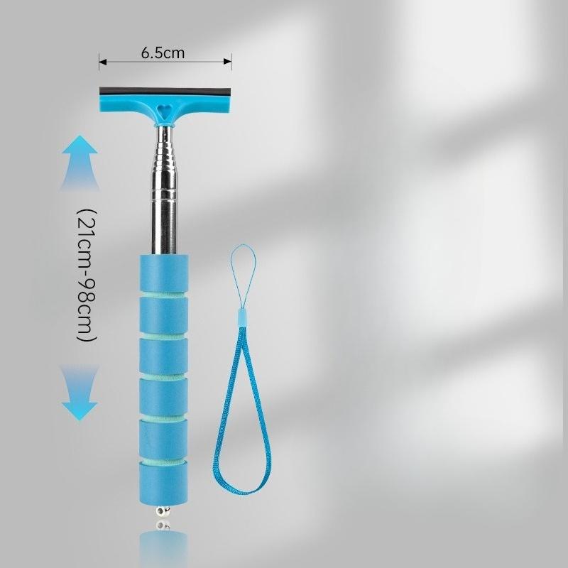 Автомобильный стеклоочиститель для зеркала заднего вида, портативный телескопический автомобильный скребок для мытья стекол, щетка для мытья автомобильных зеркал, длинная ручка, очиститель тумана для стекла