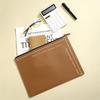 PU Leather A4 File Folder Zipper Bag Business Briefcase Information Bag  School Office Supplies