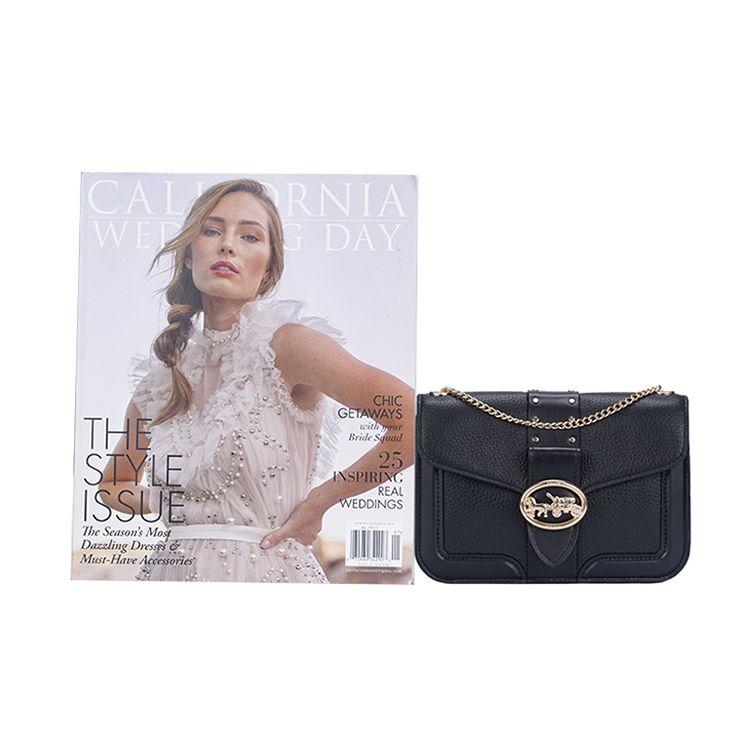 Coach Georgie 20 Horse Carriage Buckle Chain Leather Underarm Small Square Shoulder Bag Women shoulder bag Black 6925-IMBLK