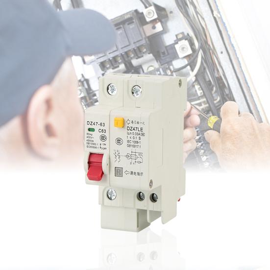 DZ47LE-63 1P 10/16/20/32/40/63A Защита от утечки бытового выключателя