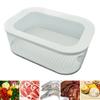 1 Set Deli Meat Container Bacon Keeper Crisper Box Airtight Cold Cuts Cheese Storage with Lids