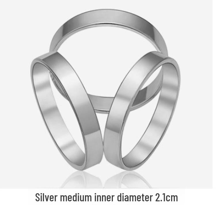 Корейская мультяшная жемчужина брошь: Булавка для шарфа с тремя кольцами «Камелия» и кристальными бриллиантами