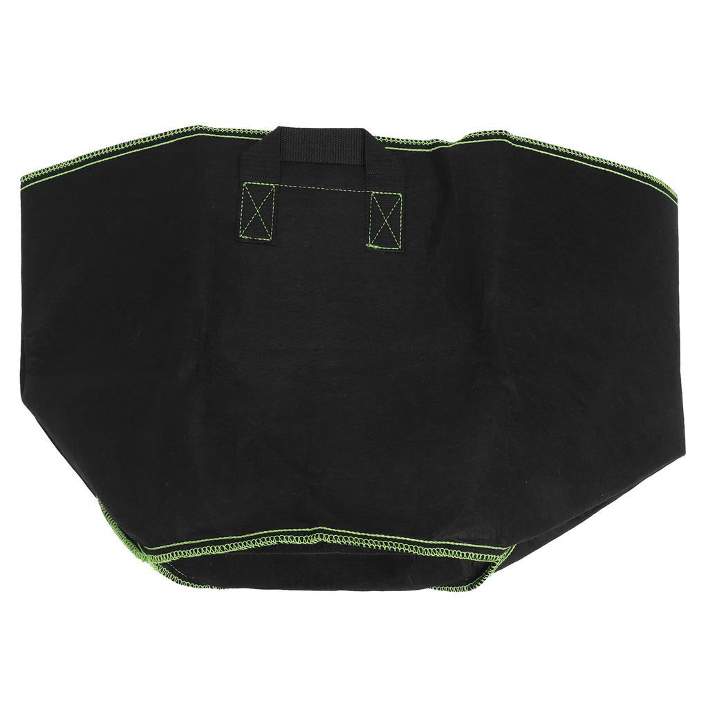 Plant Growth Bag Degradable NonWoven Vegetable Flower Planting Pot with Handles Black
