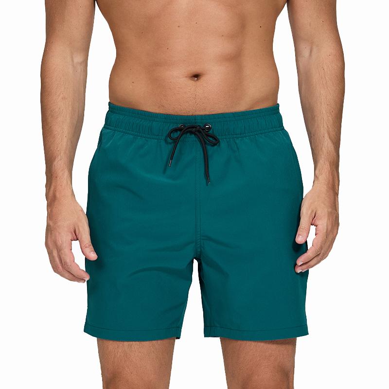 Datifer Summer 2026 Mens Shorts Solid Color Gym Mesh Liner With Zipper Pockets Beach Quick Dry Bermudas Masculina Swimsuits