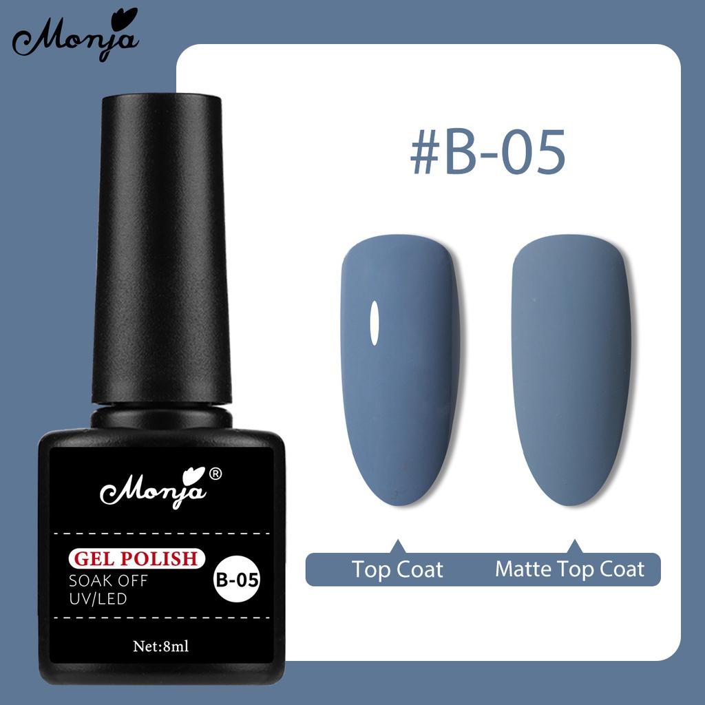 monja 17 цветов 8 мл флакон для дизайна ногтей гель УФ-лак для рисования живопись быстросохнущая замачиваемая лампа отверждение лаки лак DIY дизайн маникюра инструменты для красоты