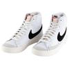 Nike Кроссовки Blazer Mid '77 Vintage 'Белый/Черный' Обувь для скейтборда BQ6806-100