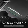 LUCKEASY For Tesla Model 3 Model Y Central Control USB Shunt Hub Car Decoration Accessories 27W Quick Charger Docking Station