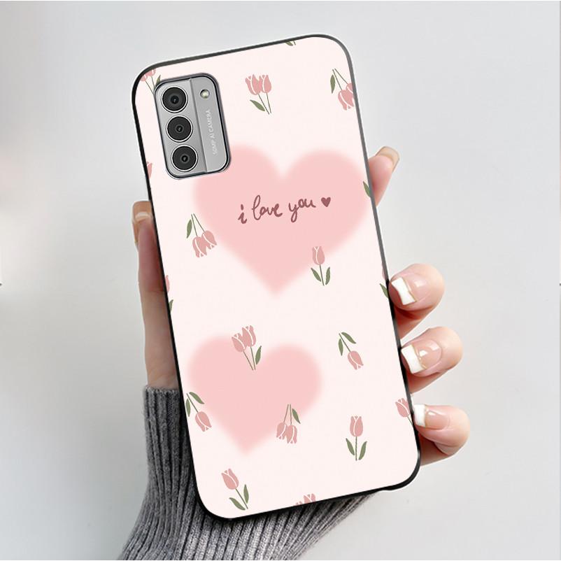 Для Nokia G42 Чехол Роскошный Цветок Бабочка Силиконовый Мягкий ТПУ Задняя Крышка для Nokia G42 G310 NokiaG42 G 310 NokiaG310 5G 2023 Чехол