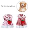 Breathable Pet Strawberry Dress Soft Pet Summer Clothes Fashion Dog Vest  Autumn