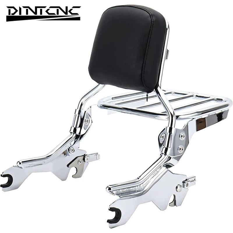 Sissy Bar Luggage Rack For Harley Davidson Softail FLSB FXFB FXFBS FXLR FXLRS 2018-2023 Motorcycle Accessories