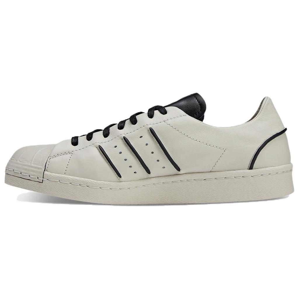 Adidas Y-3 Superstar Talc Black Unisex Sneakers Cream JS0576