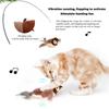 New Simulated Bird Cat Toy Interactive Toys Dog Rechargeable Chirping Flapping Bird(no Flying) Touch Activated Plush Toy Pet